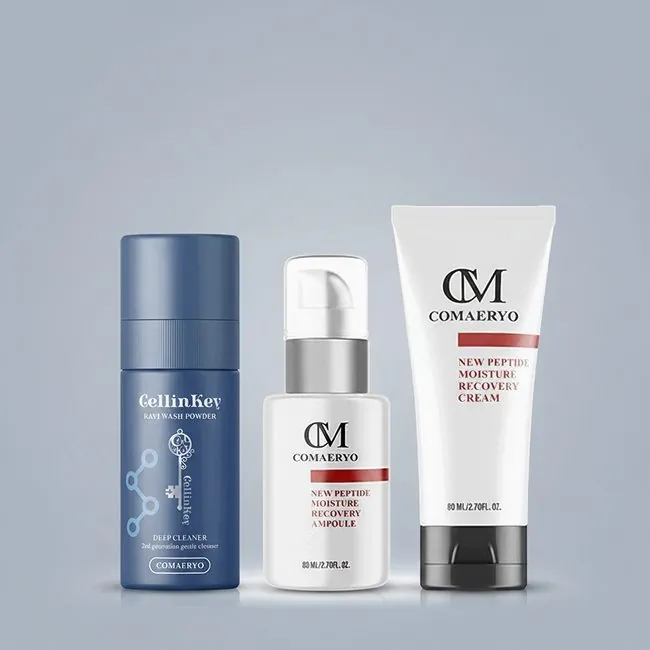 Skincare range packshot